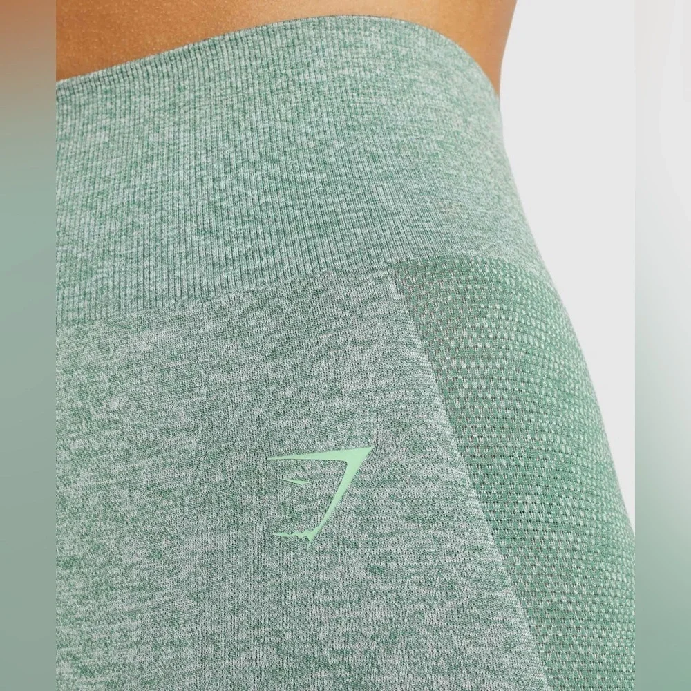 Gymshark • Flex Women's High-Waisted Green Leggings Studio Green Marl
